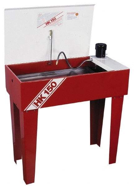 Graymills - Free Standing Solvent-Based Parts Washer - 5 Gal Max Operating Capacity, Steel Tank, 115 Input Volts - All Tool & Supply