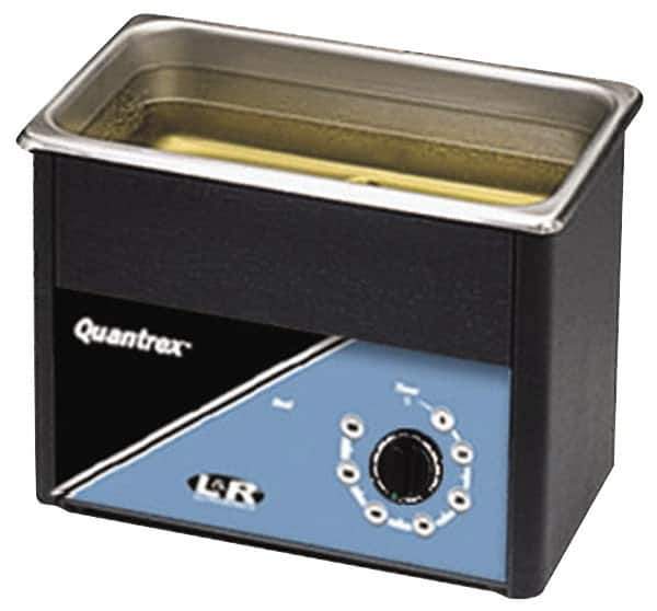 L&R Ultrasonic - Bench Top Solvent-Based Ultrasonic Cleaner - 0.85 Gal Max Operating Capacity, Stainless Steel Tank, 209.55mm High x 260.35mm Long x 165.1mm Wide, 117 Input Volts - All Tool & Supply