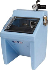 Made in USA - 220V Left Hand Sandblaster - Pressure Feed, 25" CFM at 100 PSI - All Tool & Supply