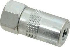 PRO-LUBE - 10,000 Operating psi, 1/8 Thread, Spring Steel Grease Gun Coupler - NPT Thread - All Tool & Supply