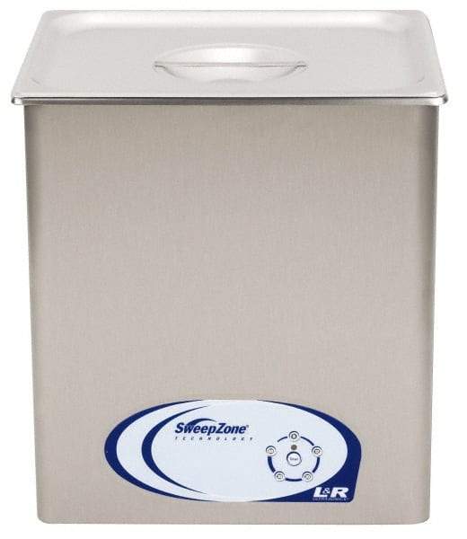 L&R Ultrasonic - Bench Top Solvent-Based Ultrasonic Cleaner - 1.5 Gal Max Operating Capacity, Stainless Steel Tank, 117 Input Volts - All Tool & Supply