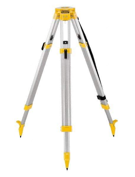 DeWALT - 42 Inch (Closed), 68 (Open) Inch Long, Construction Level Tripod - Black, Yellow, Use With Laser Levels - All Tool & Supply