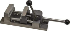 Heinrich - 3" Jaw Opening Capacity x 1-1/4" Throat Depth, Horizontal Drill Press Vise - 3" Wide Jaw, Stationary Base, Standard Speed - All Tool & Supply