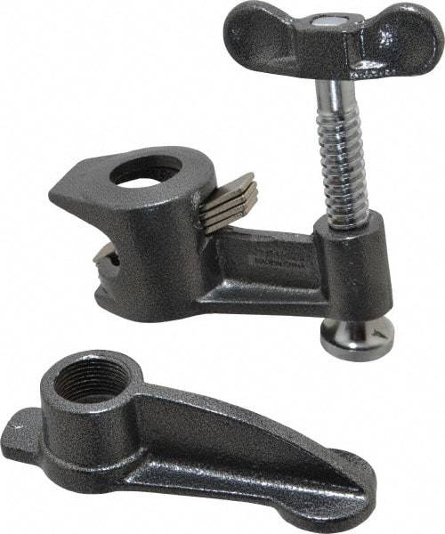 Gibraltar - 3/4" Pipe, 2-1/2" Throat Depth, 2-1/2" Clamp Face, Deep Throat Pipe Clamp - All Tool & Supply