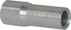 Schaefer Brush - 2" Long, 3/8" NPT Female, Galvanized Steel Adapter - 1" Diam, 1/4" NPT Female, For Use with Tube Brushes & Scrapers - All Tool & Supply