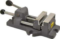 Heinrich - 3" Jaw Opening Capacity x 1-1/4" Throat Depth, Horizontal Drill Press Vise - 3" Wide x 3" High Jaw, Stationary Base, Standard Speed - All Tool & Supply