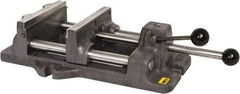 Heinrich - 8-3/16" Jaw Opening Capacity x 2" Throat Depth, Horizontal Drill Press Vise - 8" Wide x 8-3/16" High Jaw, Stationary Base, Standard Speed - All Tool & Supply