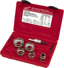 Milwaukee Tool - 7 Piece, 7/8" to 2" Saw Diam, Hole Saw Kit - All Tool & Supply