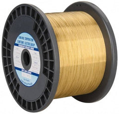 Global EDM - Brass Hard Grade Electrical Discharge Machining (EDM) Wire - 99 Lbs. Max Tensile Strength - All Tool & Supply