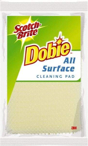 3M - 4" Long x 2-1/2" Wide x 1/2" Thick Sponge - Light-Duty, White - All Tool & Supply