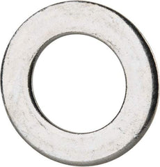 Value Collection - M22 Screw, Grade 8 Steel Standard Flat Washer - 23mm ID x 39mm OD, 3mm Thick, Zinc-Plated Finish - All Tool & Supply