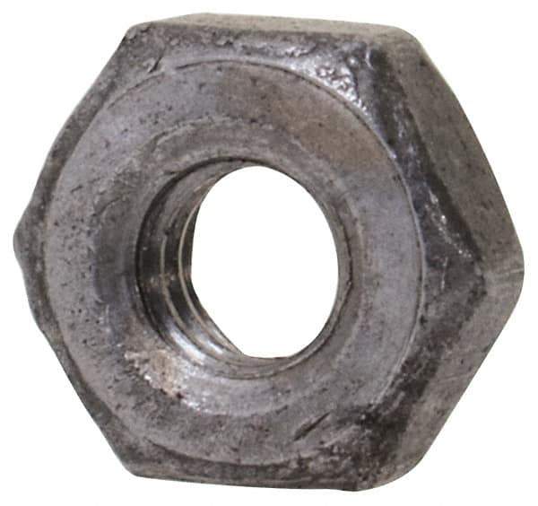 Value Collection - M2.5x0.45 Steel Right Hand Hex Nut - 4mm Across Flats, 1.6mm High, Uncoated - All Tool & Supply