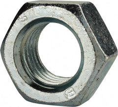 Value Collection - M27x3.00 Steel Right Hand Hex Nut - 41mm Across Flats, 22mm High, Zinc-Plated Finish - All Tool & Supply