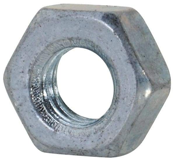 Value Collection - M3.5x0.60 Steel Right Hand Hex Nut - 6mm Across Flats, 2.8mm High, Zinc-Plated Finish - All Tool & Supply