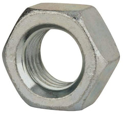 Value Collection - M30x3.50 Steel Right Hand Hex Nut - 46mm Across Flats, 24mm High, Zinc-Plated Finish - All Tool & Supply