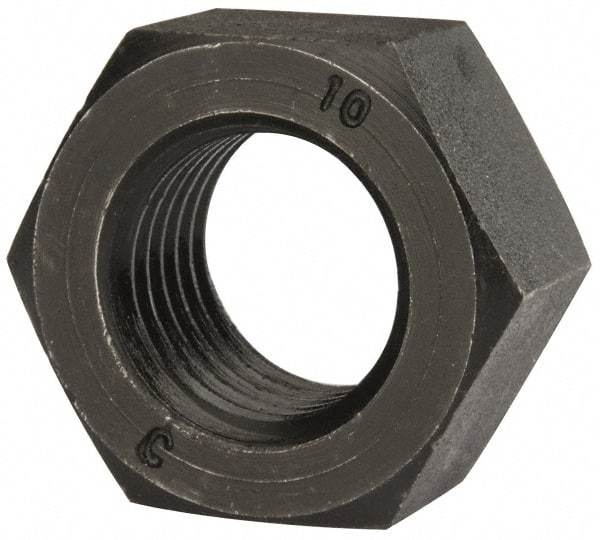 Value Collection - M36x4.00 Steel Right Hand Hex Nut - 55mm Across Flats, 29mm High, Uncoated - All Tool & Supply