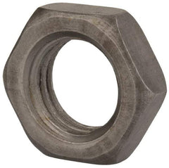 Value Collection - M20x2.50 Steel Right Hand Hex Jam Nut - 30mm Across Flats, 10mm High, Uncoated - All Tool & Supply