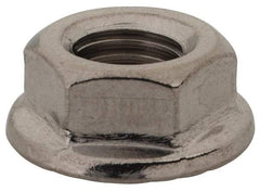 Value Collection - 5/16-24, 0.68" Flange Diam, Serrated Flange Nut - Grade 18-8 Stainless Steel, Uncoated Finish, 0.283" Flange Height - All Tool & Supply