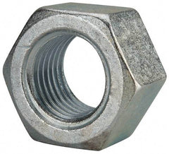 Value Collection - 2 - 4-1/2 UNC Steel Right Hand Hex Nut - 3" Across Flats, 1-23/32" High, Zinc Clear Finish - All Tool & Supply