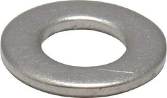 Value Collection - #6 Screw, Grade 316 Stainless Steel Standard Flat Washer - 9/64" ID x 3/8" OD, 0.031" Thick, Plain Finish - All Tool & Supply