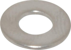 Value Collection - #8 Screw, Grade 316 Stainless Steel Standard Flat Washer - 11/64" ID x 3/8" OD, 0.031" Thick, Plain Finish - All Tool & Supply