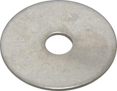 Value Collection - 1/4" Screw, Grade 316 Stainless Steel Fender Flat Washer - 1/4" ID x 1-1/4" OD, 0.057" Thick, Plain Finish - All Tool & Supply