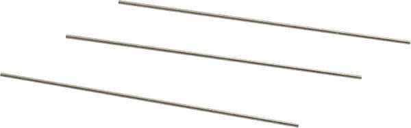 Van Keuren - 1.25mm Pitch, 1-1/2 Inch Long, Thread Pitch Diameter Measuring Wire - 0.72mm Nominal Best Wire Diameter, 0.0426 Inch Nominal Constant, 3 Pieces - All Tool & Supply