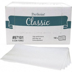 PRO-SOURCE - 1/4 Fold Food Service Wipes - Box, 21-1/2" x 13" Sheet Size, White - All Tool & Supply