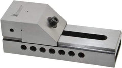 Interstate - 2-1/2" Jaw Width, 3-3/8" Jaw Opening Capacity, 1-1/4" Jaw Height, Toolmaker's Vise - Flat Jaw, 0.0002" Parallelism, 0.0002" Squareness, 7" OAL x 2-1/2" OAH - All Tool & Supply