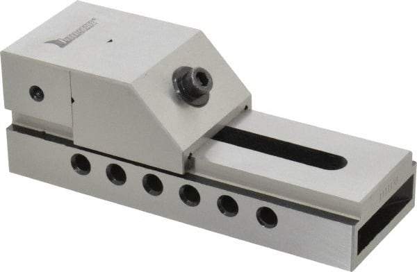 Interstate - 2" Jaw Width, 2-1/2" Jaw Opening Capacity, 1" Jaw Height, Toolmaker's Vise - Flat Jaw, 0.0002" Parallelism, 0.0002" Squareness, 5-1/2" OAL x 1-31/32" OAH - All Tool & Supply