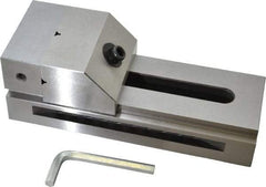 Interstate - 3-1/2" Jaw Width, 4-7/8" Jaw Opening Capacity, 1-9/16" Jaw Height, Toolmaker's Vise - Flat Jaw, 0.0002" Parallelism, 0.0002" Squareness, 9-1/4" OAL x 3.3" OAH - All Tool & Supply