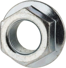 Value Collection - 5/8-18, 1-9/32" Flange Diam, Serrated Flange Nut - Grade Grade 2 Steel, Zinc-Plated Finish, 0.569" Flange Height - All Tool & Supply