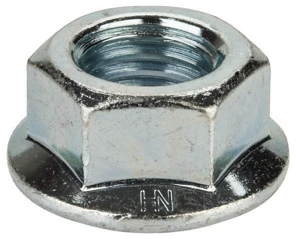 Value Collection - 3/4-10, 1-1/2" Flange Diam, Serrated Flange Nut - Grade Grade 2 Steel, Zinc-Plated Finish, 0.675" Flange Height - All Tool & Supply