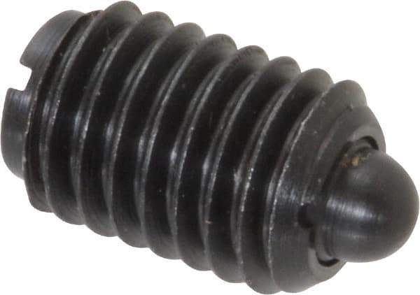 Gibraltar - 1/2-13, 3/4" Thread Length, 0.151" Plunger Projection, Steel Threaded Spring Plunger - 1/4" Max Plunger Diam, 0.75" Plunger Length, 5 Lb Init End Force, 28.5 Lb Final End Force - All Tool & Supply