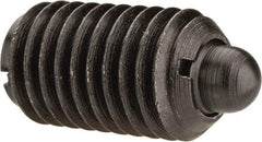 Gibraltar - 5/8-11, 1-1/16" Thread Length, 0.215" Plunger Projection, Steel Threaded Spring Plunger - 0.31" Max Plunger Diam, 1.062" Plunger Length, 7 Lb Init End Force, 50 Lb Final End Force - All Tool & Supply