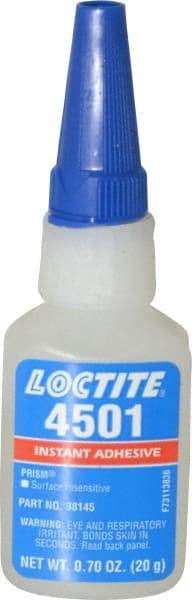 Loctite - 0.70 oz Bottle Clear Instant Adhesive - Series 4501 - All Tool & Supply