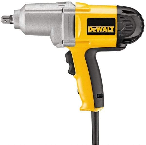 DeWALT - 1/2 Inch Drive, 345 Ft./Lbs. Torque, Pistol Grip Handle, 2,100 RPM, Impact Wrench - 7.5 Amps, 110 Volts - All Tool & Supply