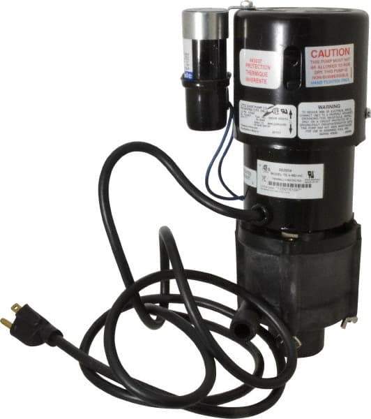 Little Giant Pumps - 1/10 HP, 10-1/2 Working PSI, 24.3 Shut Off Feet, Magnetic Drive Pump - 3000 RPM, 1 Phase, 60 Hz, 1.7 Amps - All Tool & Supply