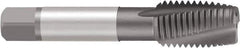 Emuge - 5/8-18 UNF 3 Flute 3BX Plug Spiral Flute Tap - Cobalt, Nitride Finish, 3-13/16" OAL, Left Hand Flute, Right Hand Thread - All Tool & Supply