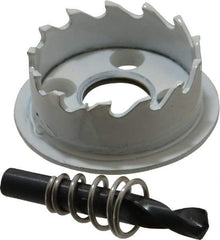 Lenox - 1-1/2" Diam, 1/2" Cutting Depth, Hole Saw - Carbide-Tipped Saw, Toothed Edge - All Tool & Supply