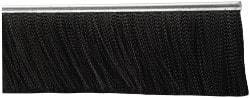 PRO-SOURCE - 5/16" Back Strip Brush Width, Metal Black Nylon Strip Brush - 4" Bristle Length, Nylon, 72" OAL - All Tool & Supply