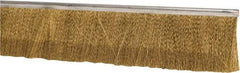 PRO-SOURCE - 5/16" Back Strip Brush Width, Stainless Steel Back Strip Brush - 2" Bristle Length, Stainless Steel, 36" OAL - All Tool & Supply