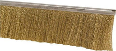 PRO-SOURCE - 5/16" Back Strip Brush Width, Stainless Steel Back Strip Brush - 3" Bristle Length, Stainless Steel, 36" OAL - All Tool & Supply