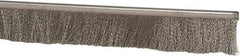 PRO-SOURCE - 5/16" Back Strip Brush Width, Stainless Steel Back Strip Brush - 2" Bristle Length, Stainless Steel, 72" OAL - All Tool & Supply