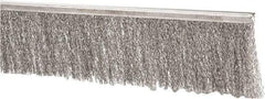 PRO-SOURCE - 5/16" Back Strip Brush Width, Stainless Steel Back Strip Brush - 3" Bristle Length, Stainless Steel, 72" OAL - All Tool & Supply