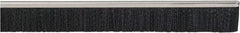 PRO-SOURCE - 1/2" Back Strip Brush Width, Stainless Steel Back Strip Brush - 1" Bristle Length, Nylon, 36" OAL - All Tool & Supply