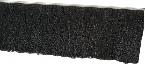 PRO-SOURCE - 1/2" Back Strip Brush Width, Stainless Steel Back Strip Brush - 6" Bristle Length, Nylon, 36" OAL - All Tool & Supply