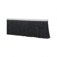 Value Collection - 5/16" Back Strip Brush Width, Stainless Steel Back Strip Brush - 4" Bristle Length, Nylon, 36" OAL - All Tool & Supply