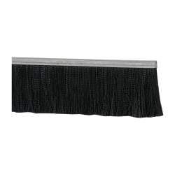 PRO-SOURCE - 1/2" Back Strip Brush Width, Metal Black Nylon Strip Brush - 3" Bristle Length, Nylon, 36" OAL - All Tool & Supply