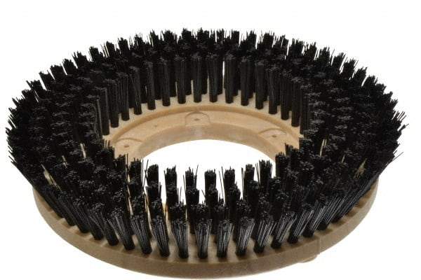 Made in USA - 13" Diam Floor Brush - 11" Machine, Polypropylene - All Tool & Supply